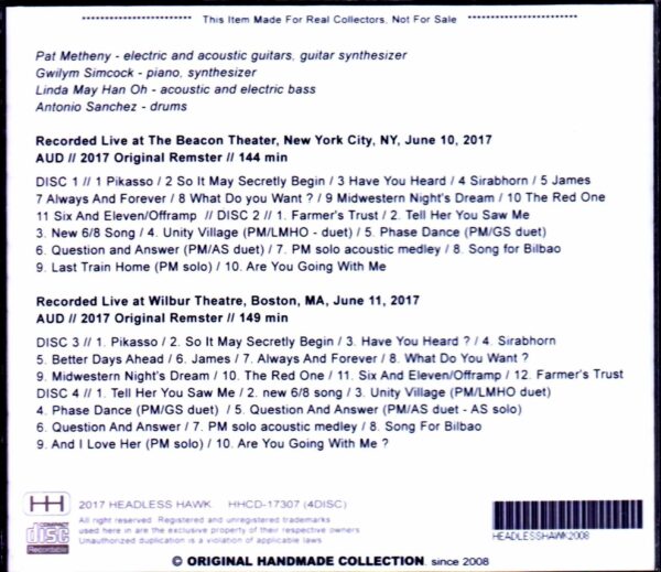 Pat Metheny,Gwilym Simcock/NY,USA 2017 & more - Image 2