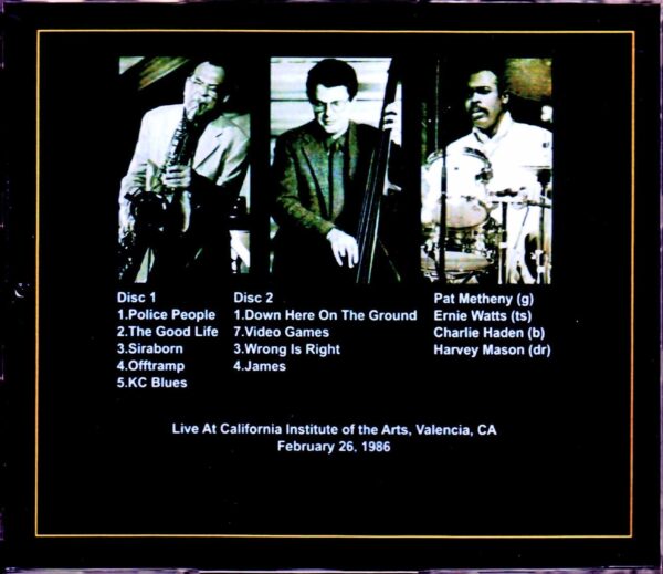 Pat Metheny Quartet/CA, USA 1986 - Image 2