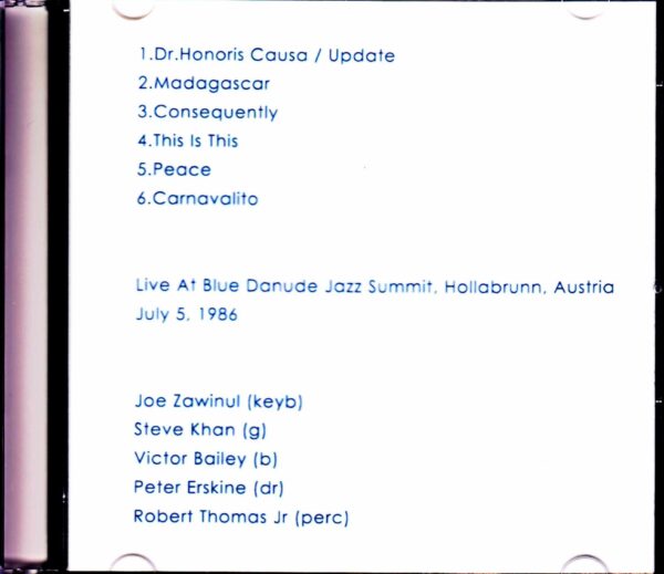 Weather Update Joe zawinul/Austria 1986 - Image 2