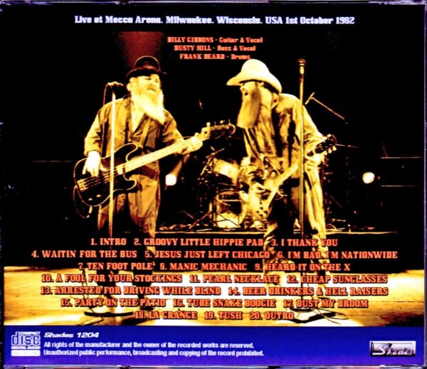 ZZ Top/WI, USA 1982 - Image 2