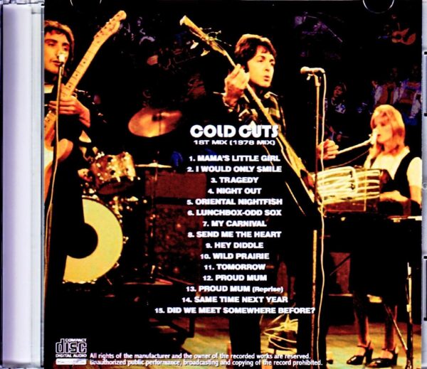 Paul McCartney,Wings/Cold Cuts 1st Mix - Image 2