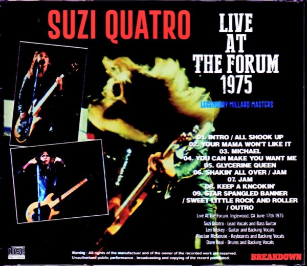 Suzi Quatro/CA, USA 1975 - Image 2
