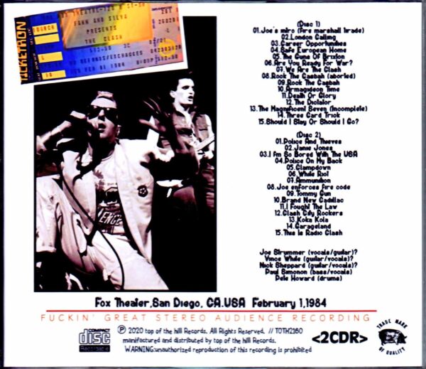 The Clash/CA,USA 1 - Image 2