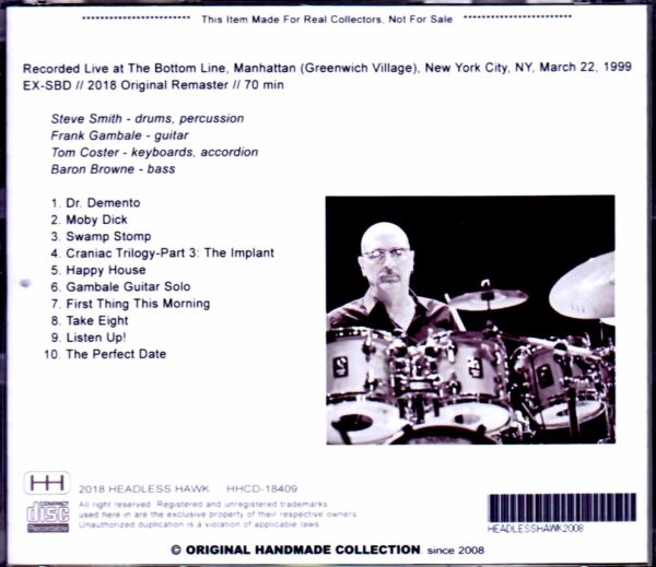Vital Information Steve Smith,Frank Gambale/NY,USA 1999 - Image 2