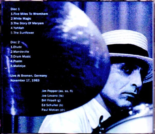 Paul Motian Quintet, Bill Frisell, Joe Lovano/Germany 1983 - Image 2