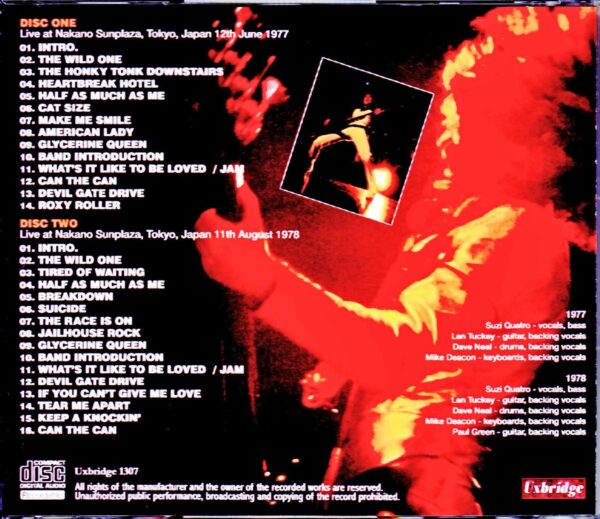 Suzi Quatro/Tokyo,Japan 1977 & more - Image 2