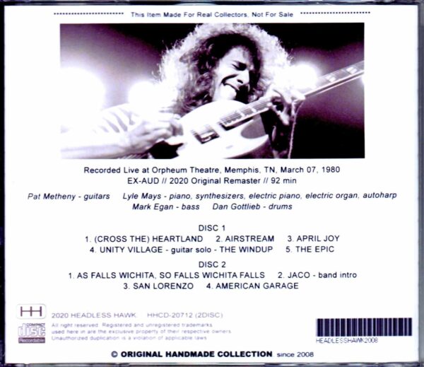 Pat Metheny Group,Lyle Mays/TN,USA 1980 - Image 2