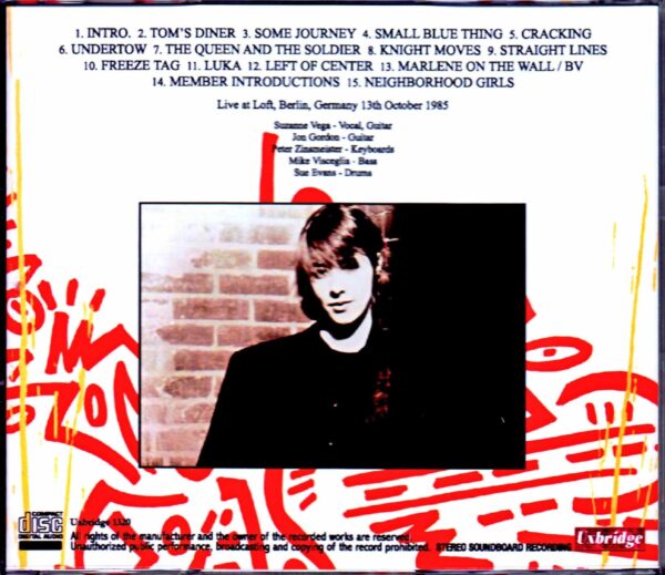 Suzanne Vega/Germany 1985 - Image 2