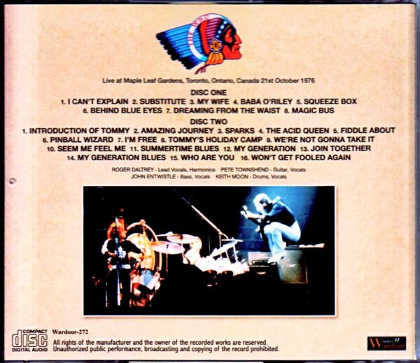 The Who/Canada 1976 Upgrade - Image 2