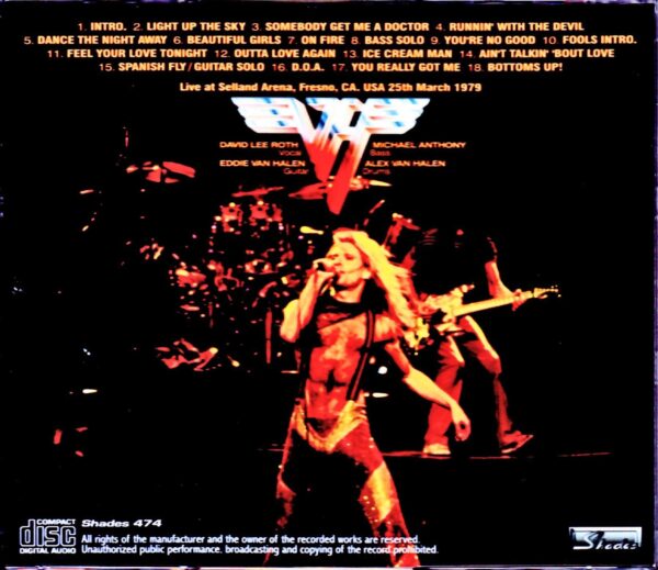 Van Halen/CA,USA 3.25.1979 - Image 2