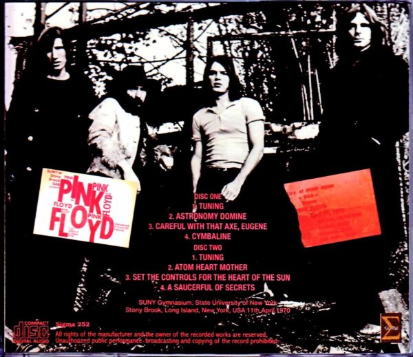 Pink Floyd/NY,USA 4.11.1970 Upgrade - Image 2
