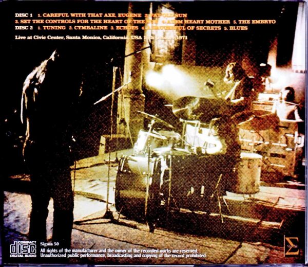 Pink Floyd/CA,USA 10.16.1971 - Image 2