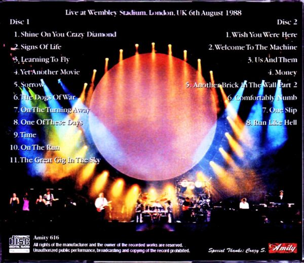 Pink Floyd/London,UK 8.6.1988 - Image 2