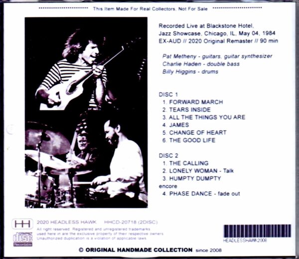Pat Metheny Trio/IL,USA 1984 - Image 2