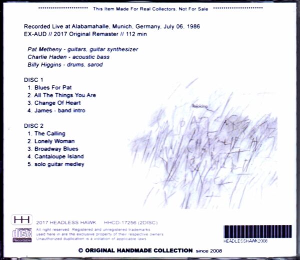 Pat Metheny Trio/Germany 1986 - Image 2