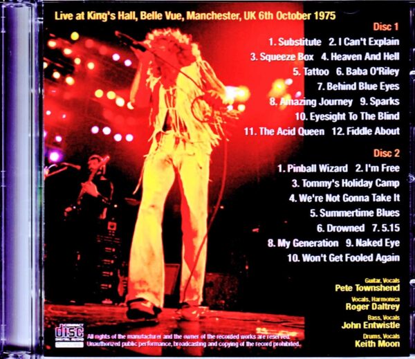 The Who/UK 10.6.1975 - Image 2