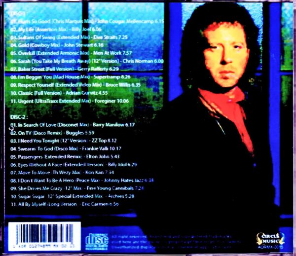 Various Artists John Cougar,Dire Straits,Men at Work,ZZ top,Billy Idol/Male Artists Rare 12" & Dance Mixes Vol.15 - Image 2