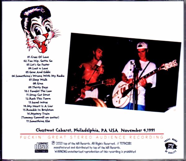 Stray Cats/PA,USA 1991 Upgrade - Image 2