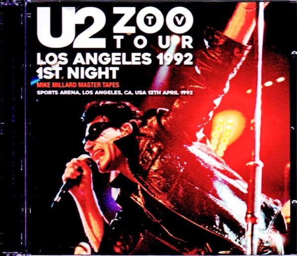 U2/CA,USA 4.12.1992 Mike Millard Master Tapes