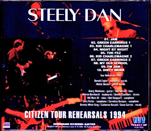 Steely Dan/Studio Rehearsals 1994 - Image 2