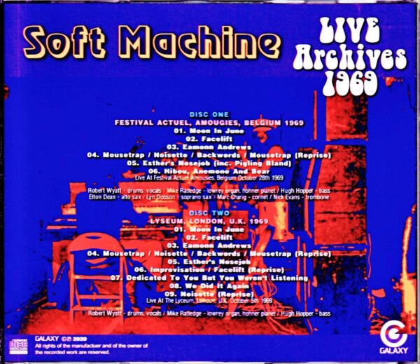 Soft Machine/Belgium 1969 & more - Image 2