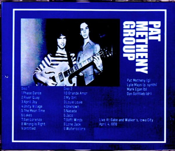 Pat Metheny Group,Lyle Mays/Iowa,USA 1978 - Image 2