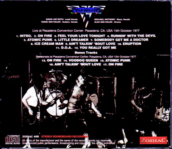 Van Halen/CA,USA 1977 Upgrade & more - Image 2