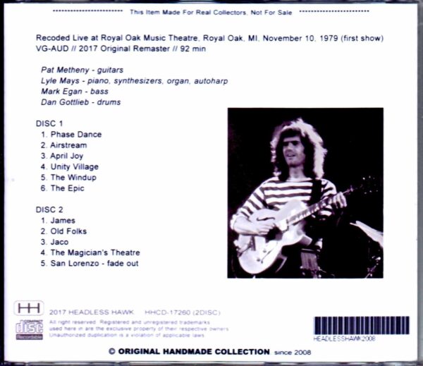 Pat Metheny Group,Lyle Mays/FL,USA 1979 - Image 2