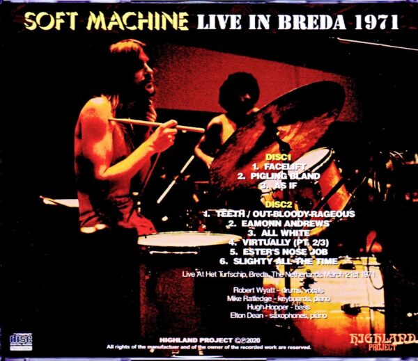 Soft Machine, Elton Dean/Netherlands 1971 - Image 2