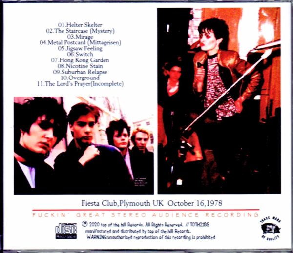Siouxsie and the Banshees/UK 1978 - Image 2