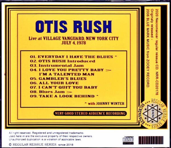 Otis Rush,Johnny Winter/NY,USA 1978 - Image 2