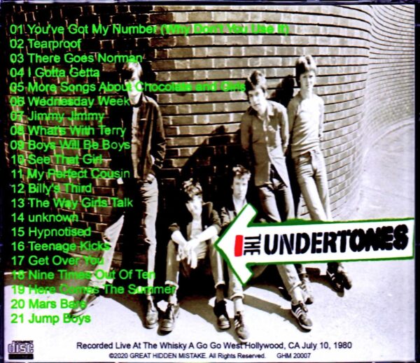 Undertones/CA, USA 1980 - Image 2