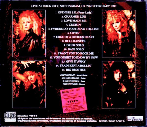 Vixen/UK 1989 - Image 2