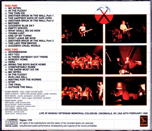 Pink Floyd/NY,USA 2.25.1980 Upgrade - Image 2