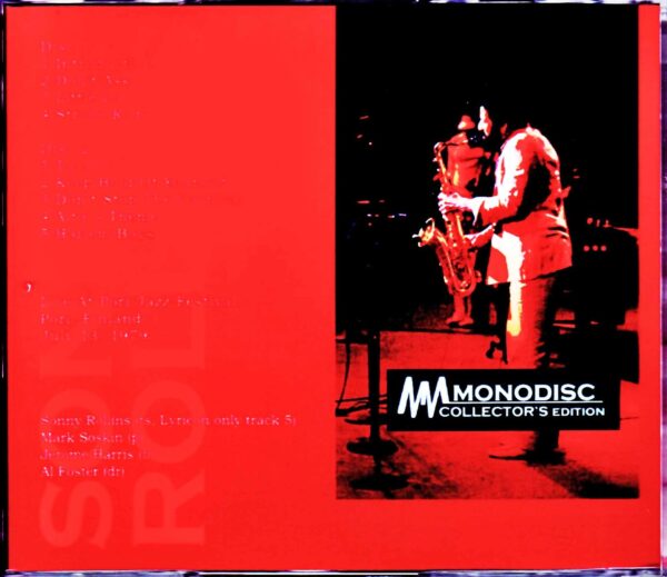 Sonny Rollins/Finland 1979 - Image 2