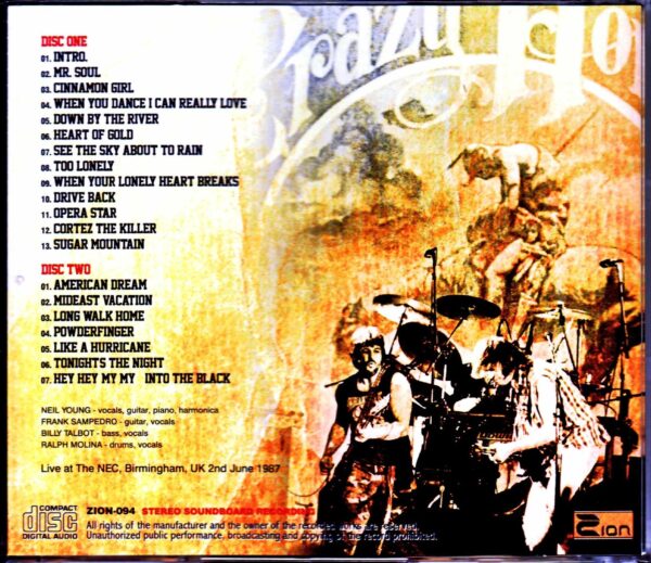 Neil Young with Crazy Horse/UK 1987 - Image 2