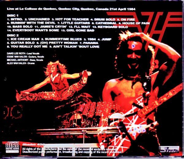 Van Halen/Canada 1984 - Image 2