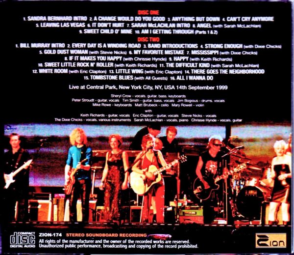 Sheryl Crow, Keith Richards, Dixie Chicks, Chrissie Hynde/NY, USA 1999 Complete - Image 2