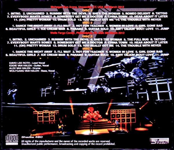 Van Halen/CT, USA 2012 & more - Image 2