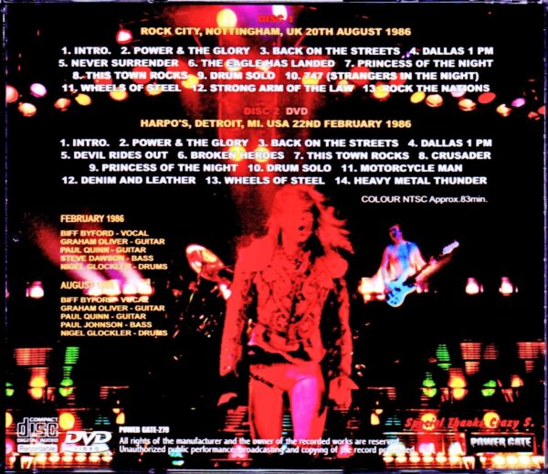 Saxon/UK 1986 & more - Image 2