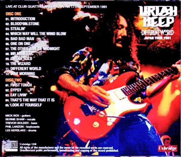 Uriah Heep/Aichi,Japan 1991 - Image 2