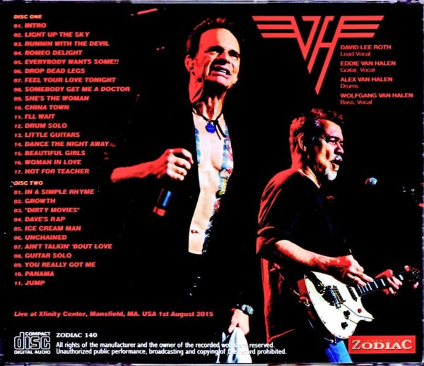 Van Halen/MA, USA 2015 - Image 2