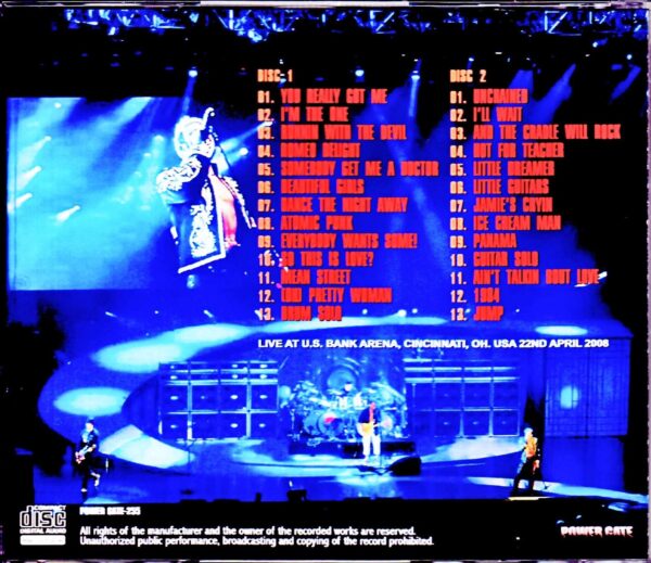 Van Halen/OH, USA 2008 - Image 2