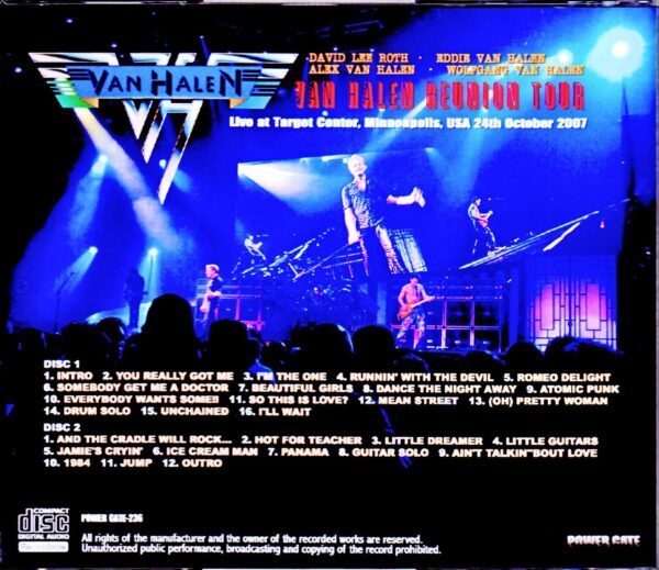 Van Halen/MN, USA 2007 - Image 2
