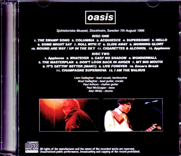 Oasis/Sweden 1996 - Image 2