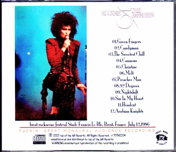 Siouxsie & the Banshees/France 1986 - Image 2