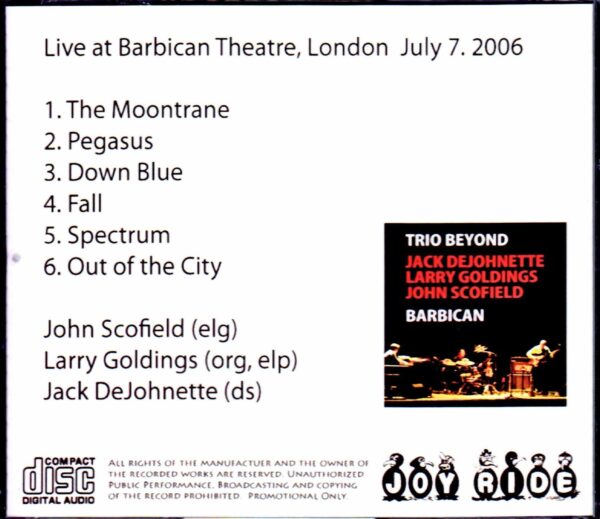 Trio Beyond Jack DeJohnette,John Scofield/London,UK 2006 - Image 2