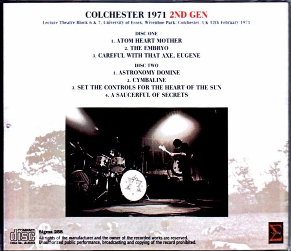 Pink Floyd/UK 2.12.1971 Upgrade - Image 2