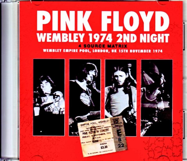Pink Floyd/London,UK 11.15.1974 4Source Matrix