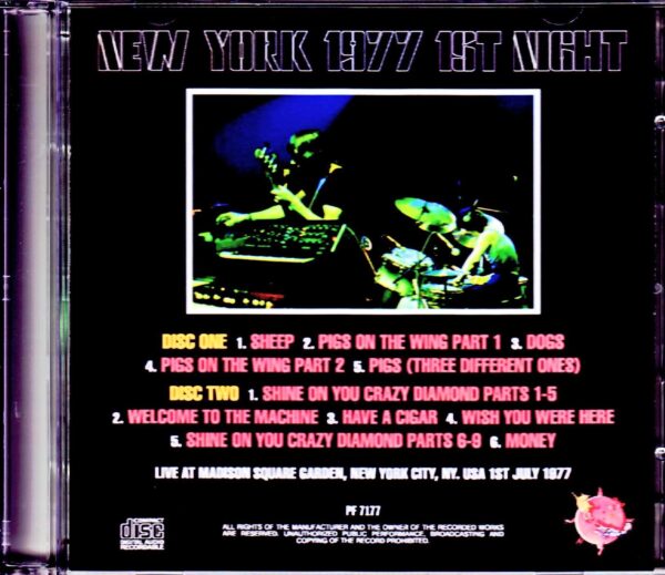 Pink Floyd/NY,USA 7.1.1977 - Image 2